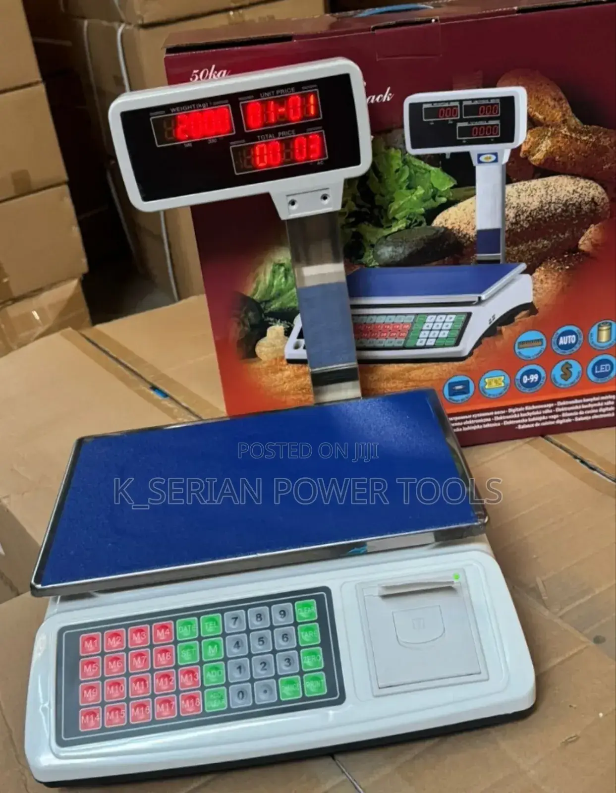 50kg Price Computing Scale/50kg Receipt Scale