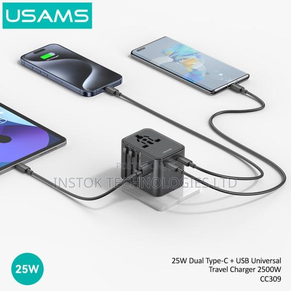 Usams Cc309 25w Universal Travel Charger - thumbnail 2