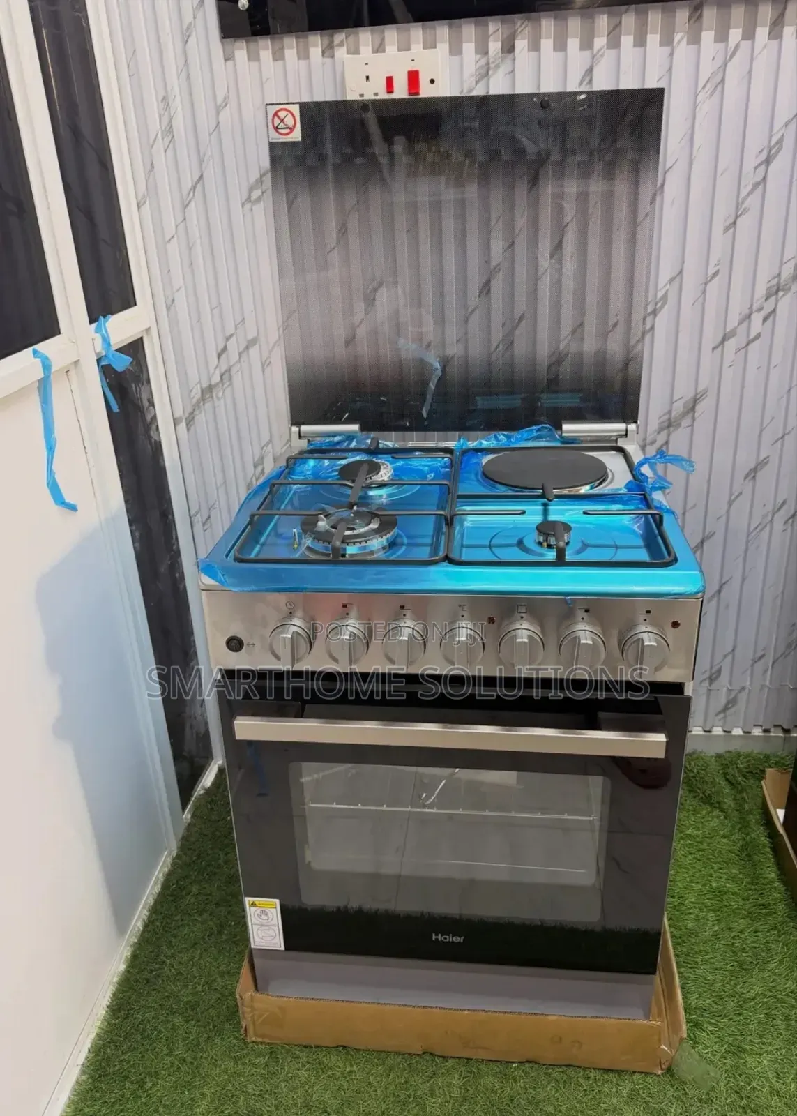 Haier 3g + 1e Standing Cooker (Hre6313cdrss) Cooker