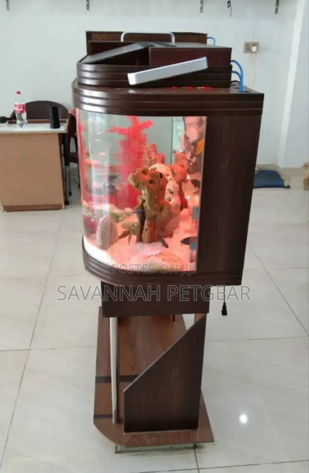 Landscape Double Sided Aquarium Background Sticker