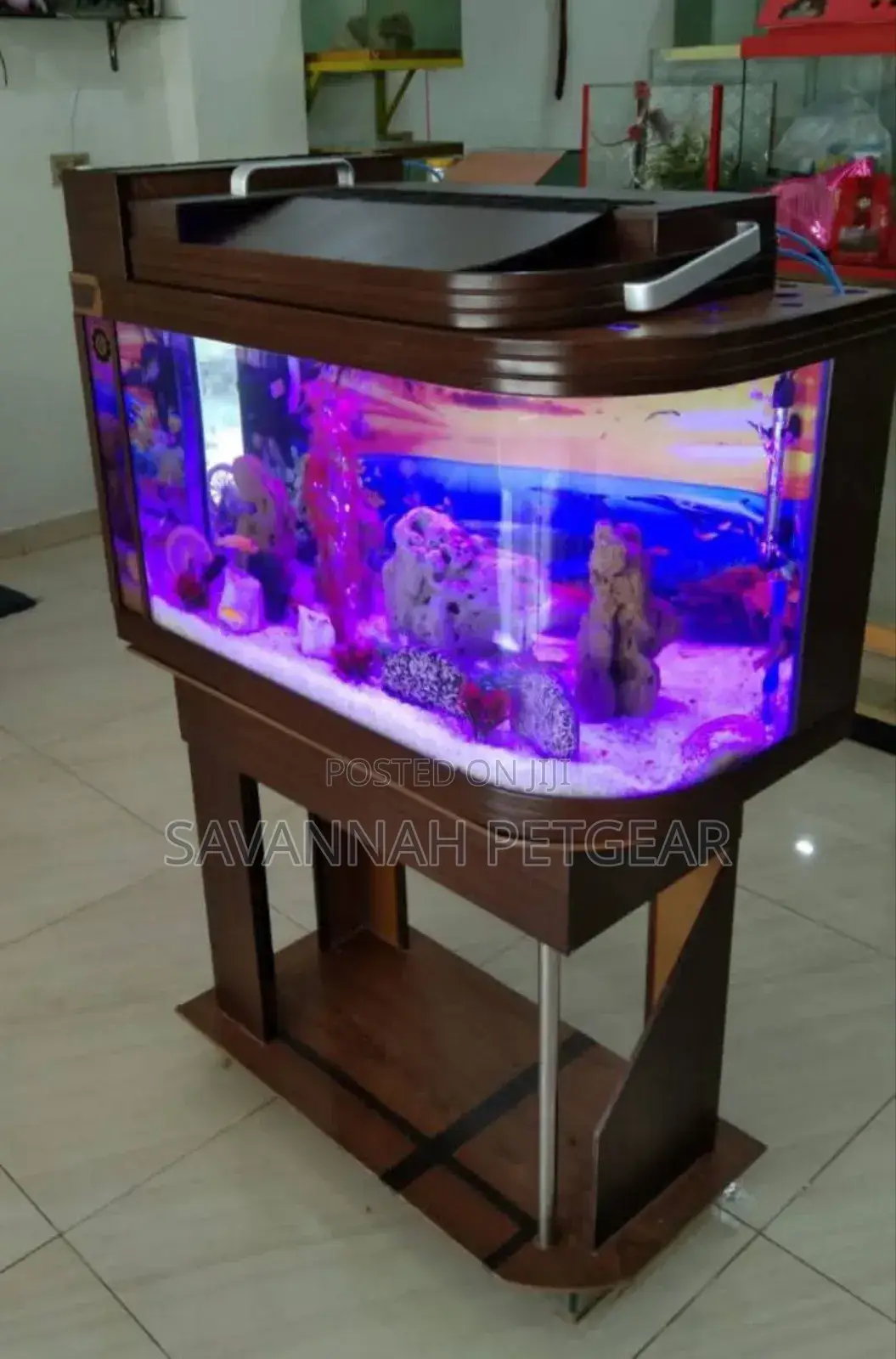 Landscape Double Sided Aquarium Background Sticker