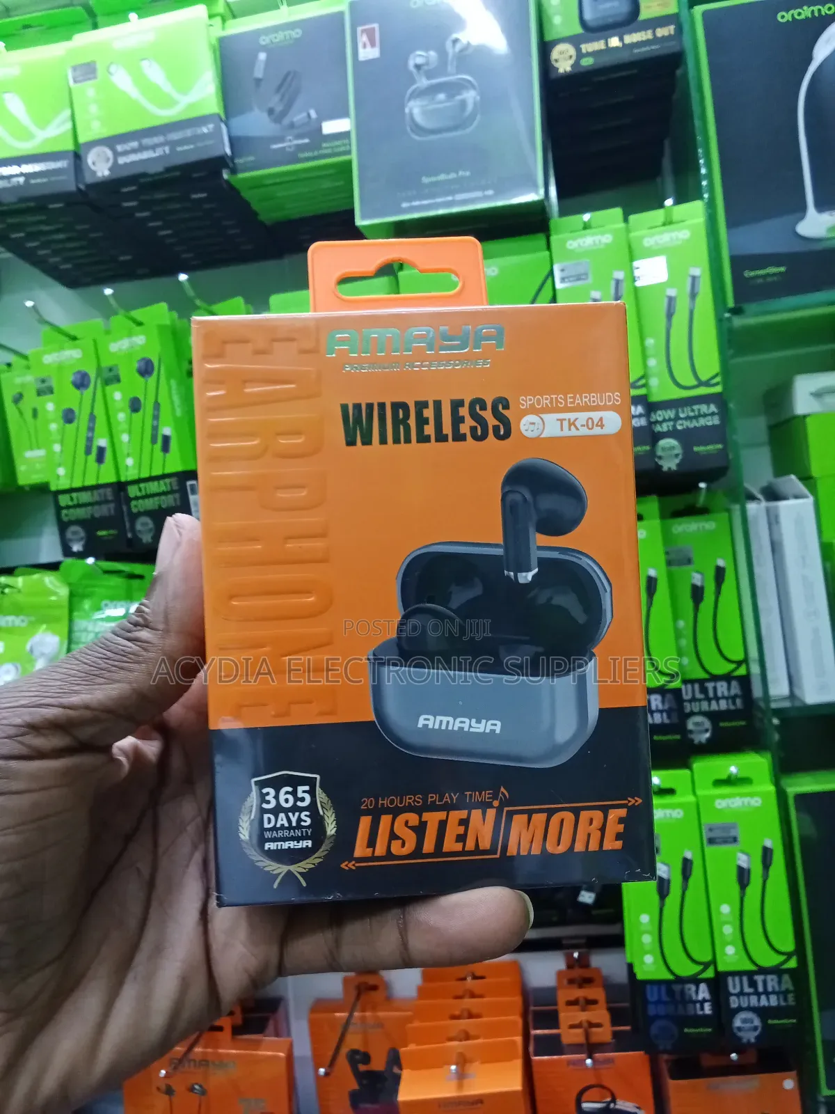Amaya Tk-04 Sports Earbuds, 20 Hours Playtime