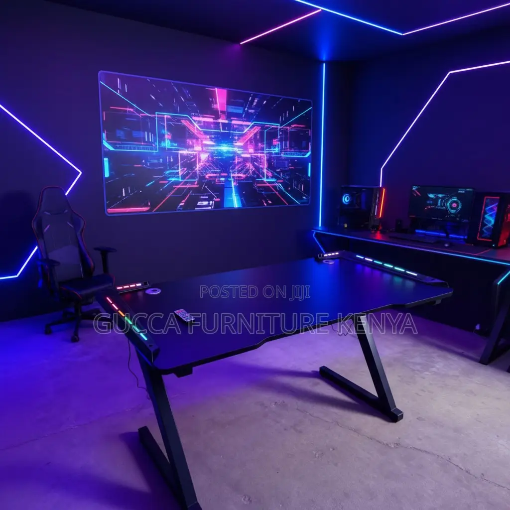 Ergonomic Black Imported Home Gaming Desk
