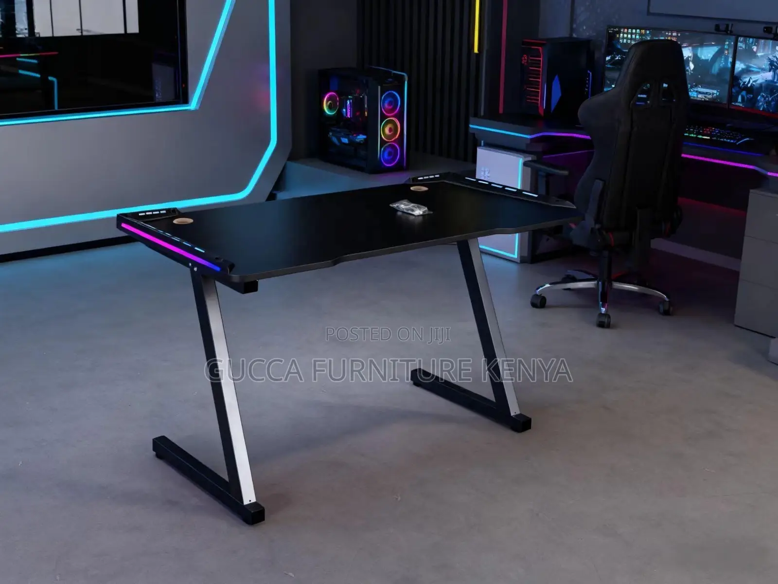 Ergonomic Black Imported Home Gaming Desk