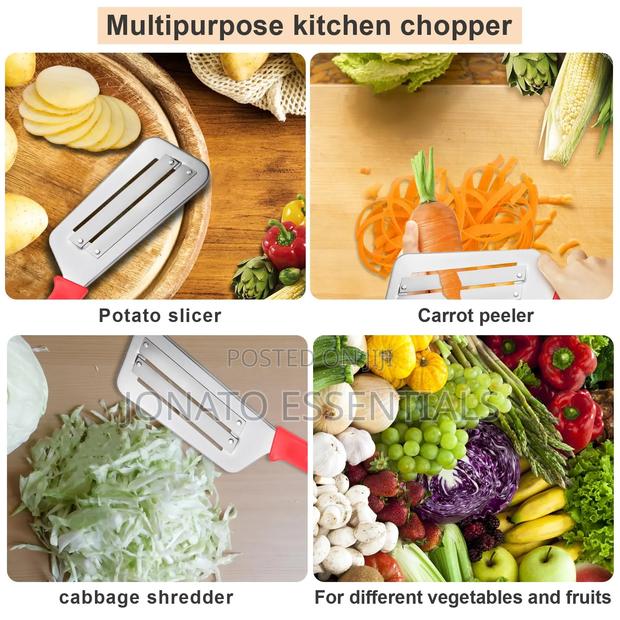 Cabbage Slicer Stainless Steel Double Blade Vegetable Shredder - thumbnail 5