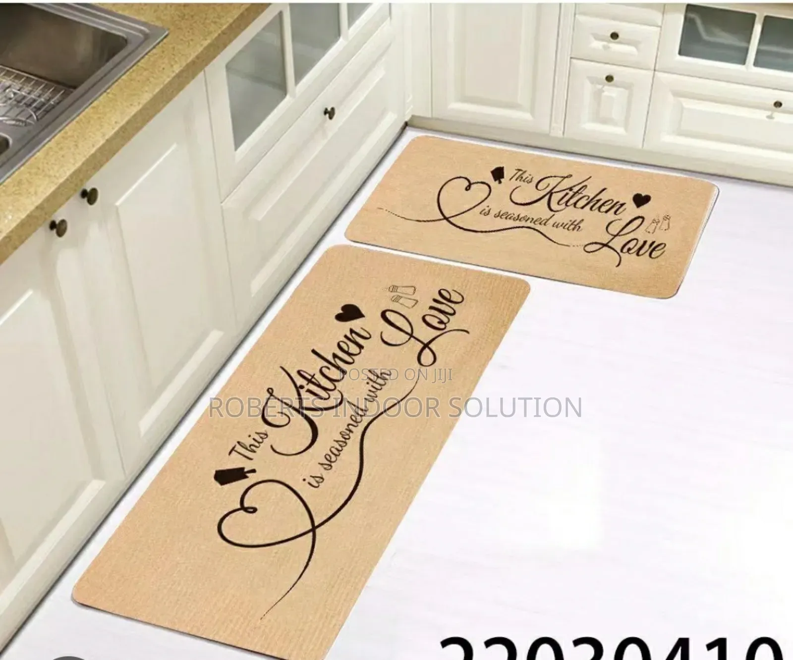 Anti-Slip Rubber Bottom Kitchen Mats