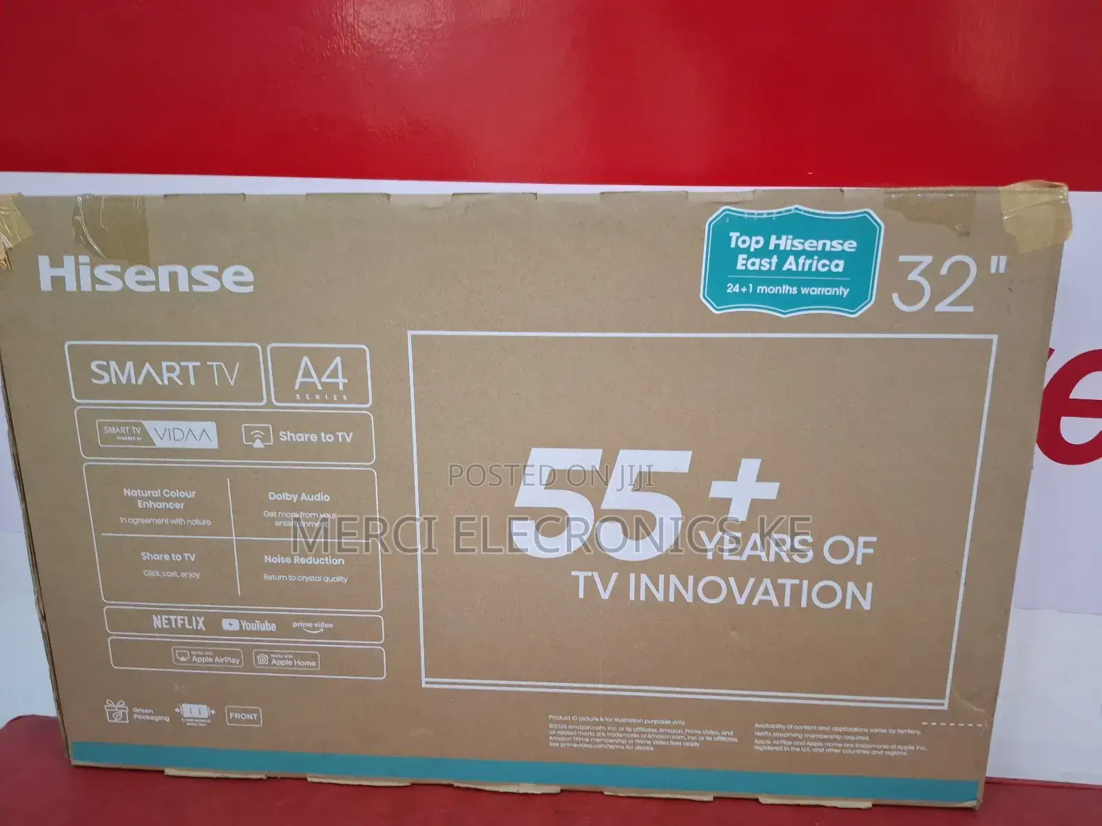 Hisense 32′′ Inch Smart Tv 32a4gken Full Hd Frameless