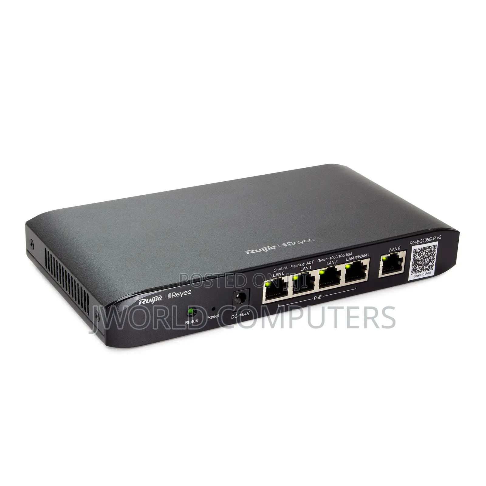 Ruijie Rg-eg105g-p-v3 5-port Gigabit Cloud Managed