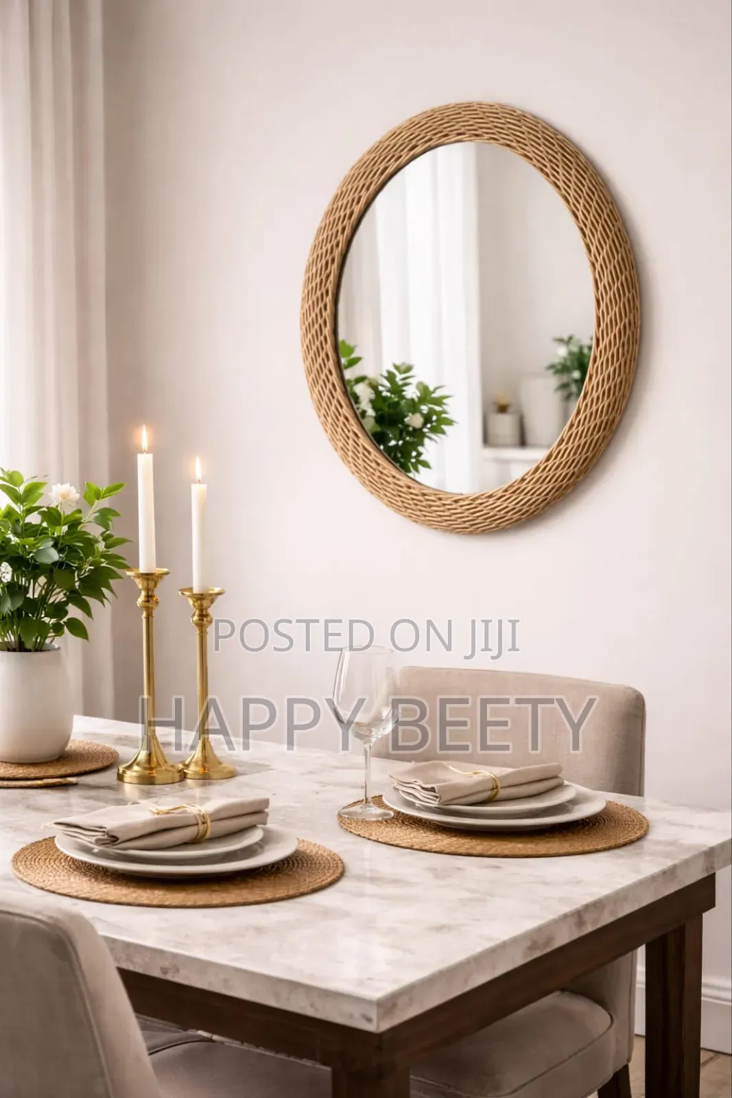 Modern Oval Decorative Mirror
