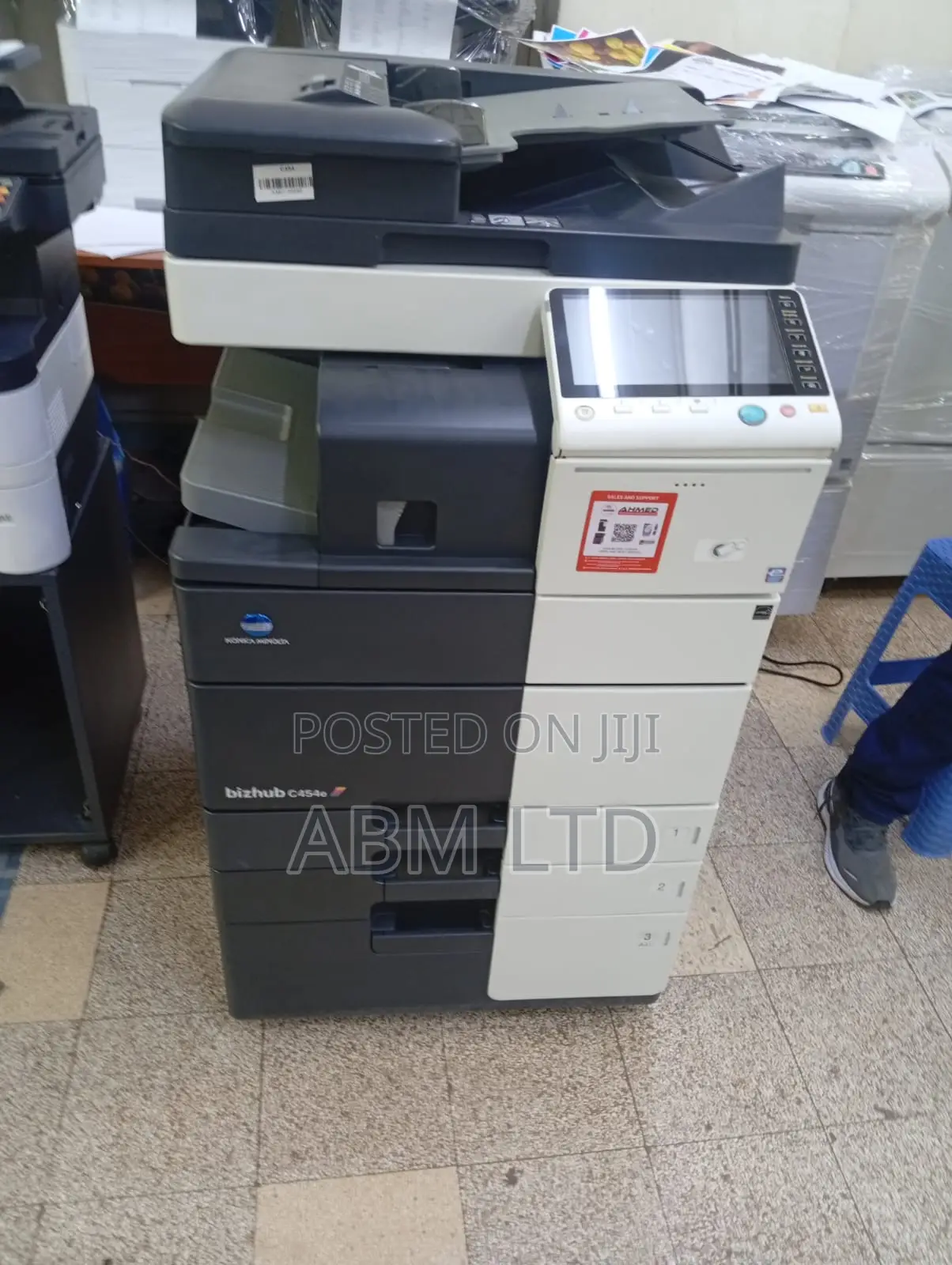Clean Konica Minolta C454e Color Laser MFP - Enhanced Security Feature
