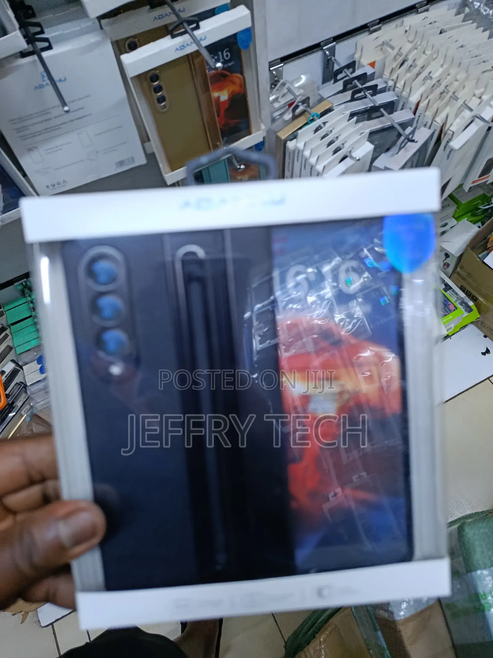 Gikal Leather Case With Stylus Pen Galaxy Z Fold 4