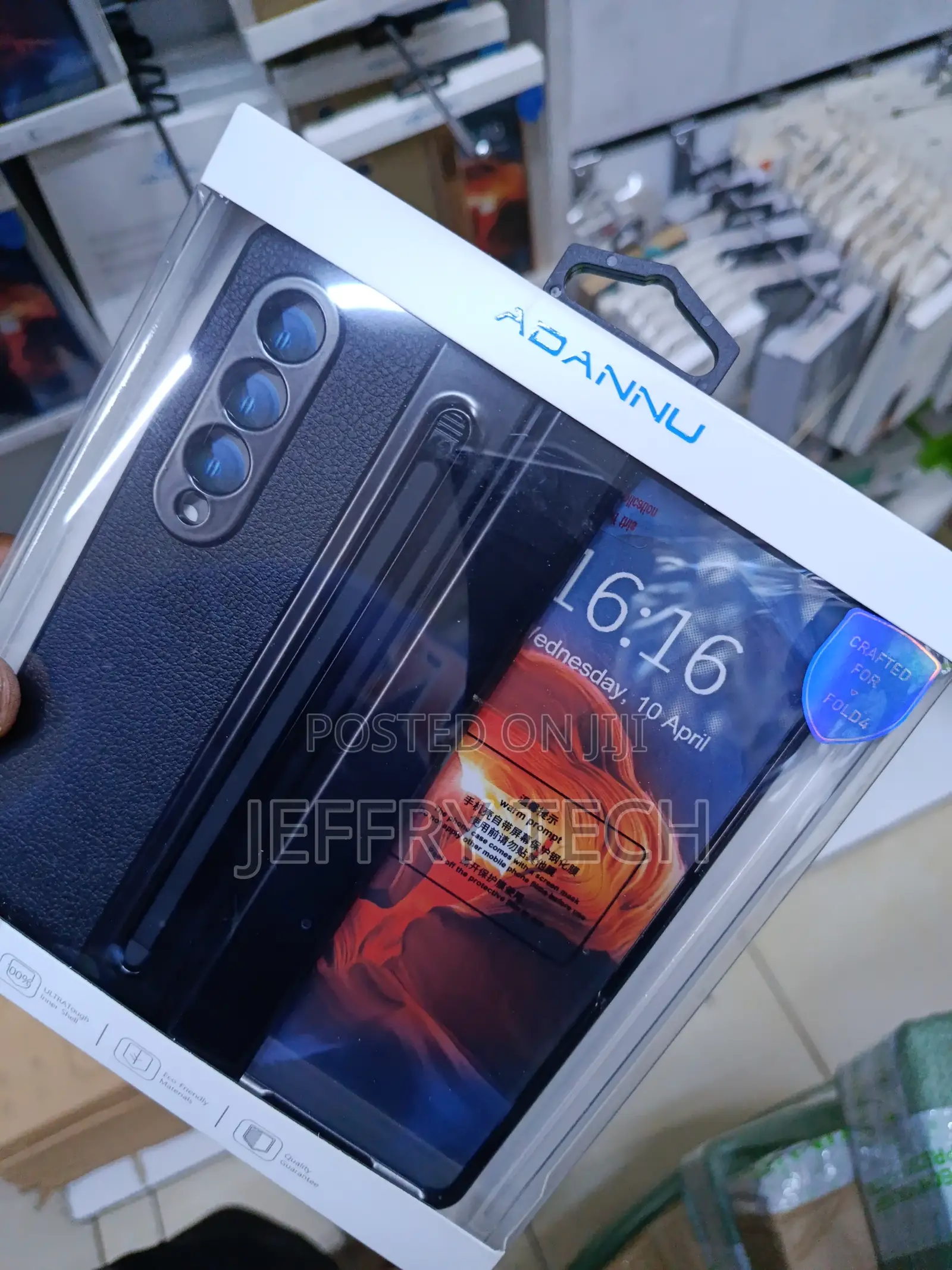 Gikal Leather Case With Stylus Pen Galaxy Z Fold 4