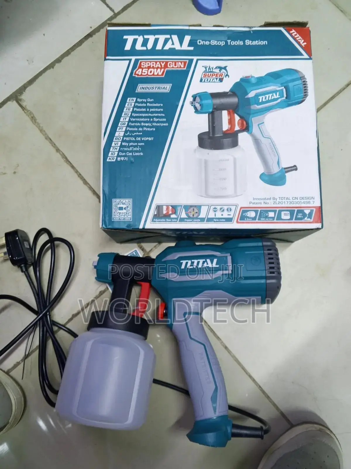 Total 450 Watts Electric Spraygun/450watts Sprayer Paint