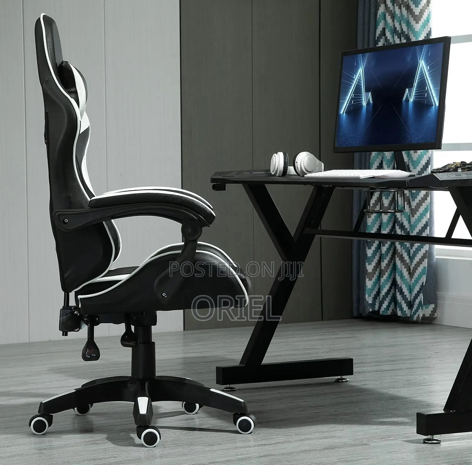 Home Office Gaming Chair : Ergonomic Leather Gaming Chair