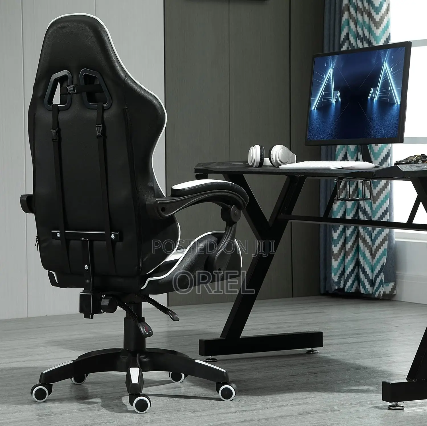 Home Office Gaming Chair : Ergonomic Leather Gaming Chair