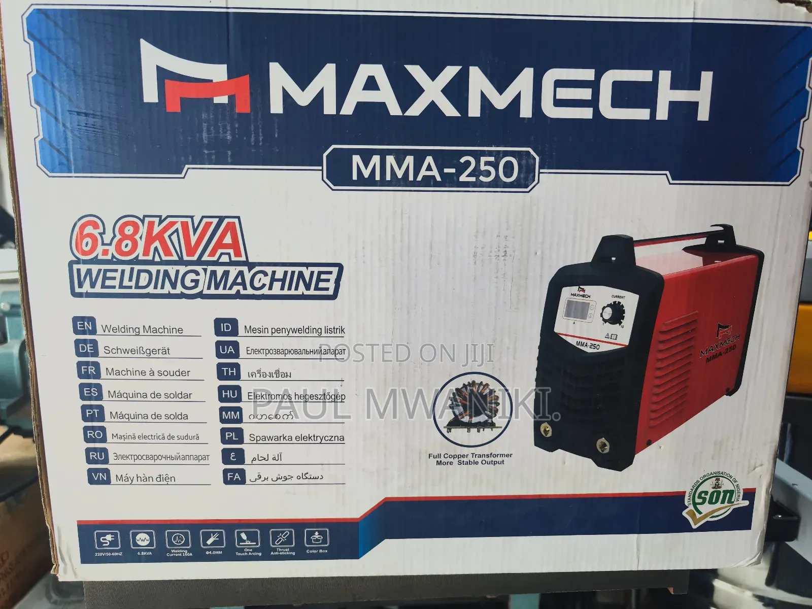 Maxmech Mma 250 Inverter Wielding Machine