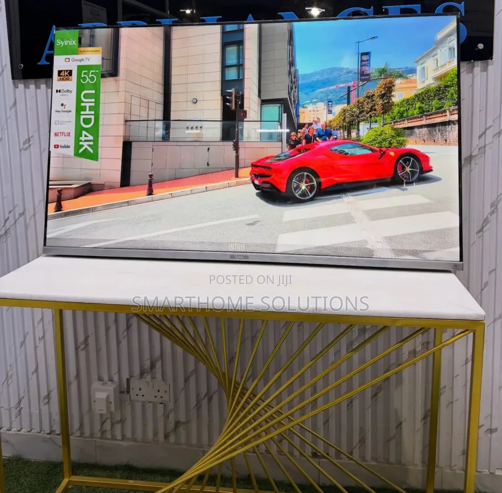 Syinix 55inch Uhd Frameless Google Tv