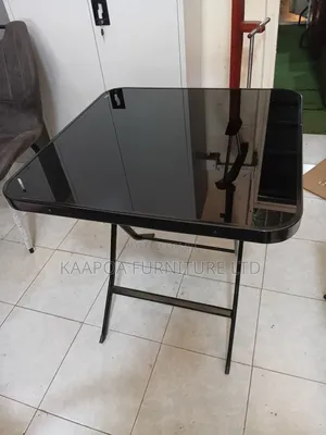 Foldable Table Black Office