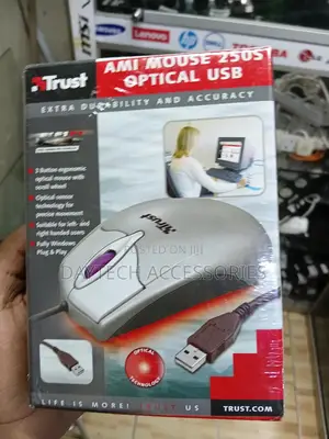 The Trust Ami 250s Is a Wired Optical Usb Computer Mouse