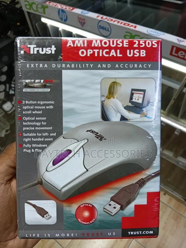 The Trust Ami 250s Is a Wired Optical Usb Computer Mouse - thumbnail 3