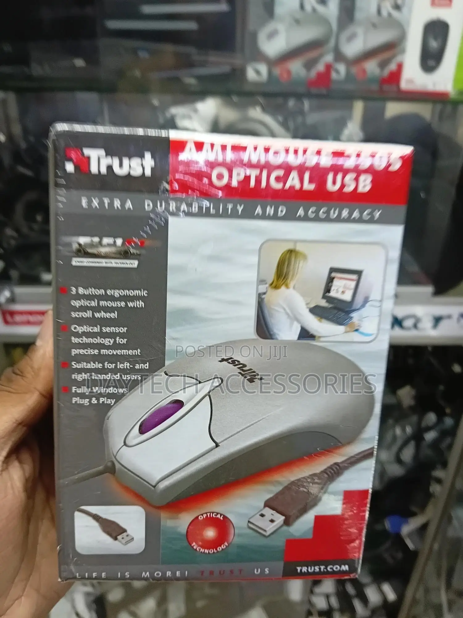 Trust Ami Mouse 250s 3 Button Mini Optical Usb,