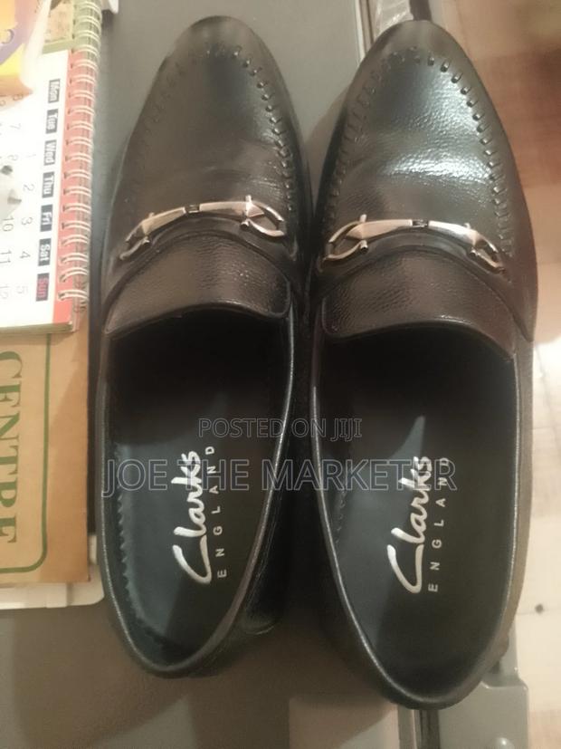 Original Clarks Leather Loafers – Black – Size [41] – Like New”