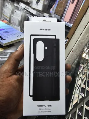 Galaxy Z Fold 7 S Pen Case With Tempered Glass Protector