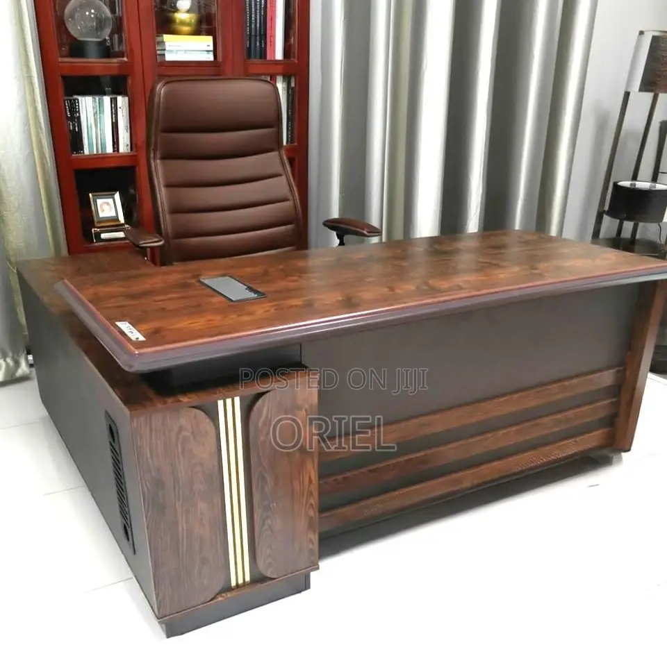 Modern L-Shaped Office Desk : Office 1.8m Executive Working Desk