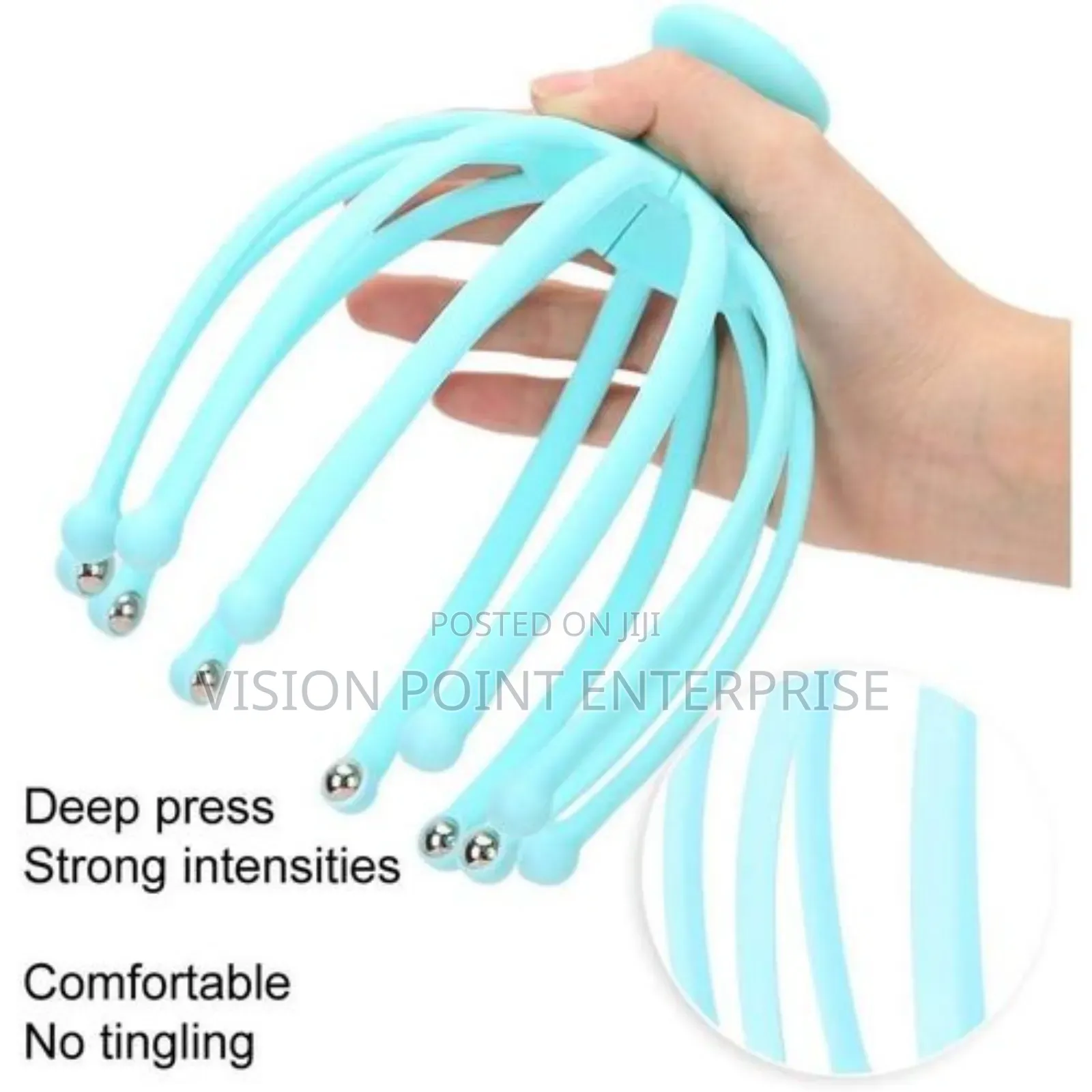 *12 Claws Single Steel Ball Head Massager