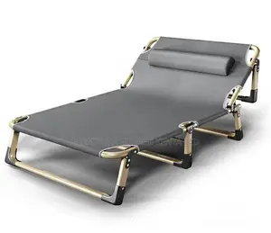 Outdoor Chair; Adjustable Foldable Portabl Bed for Ultimate Comfort