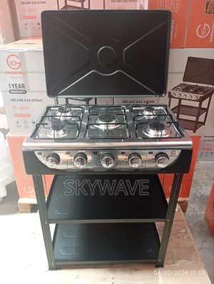 Eurochef 5burner Standing Cooker With Shelves