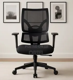 Modern Office Chair : Office Lumbar Support Swivel Mesh Chair