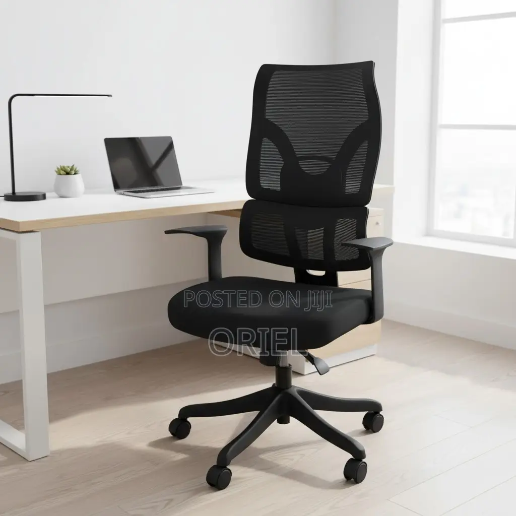 Modern Office Chair : Office Lumbar Support Swivel Mesh Chair