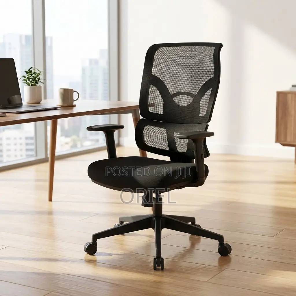 Modern Office Chair : Office Lumbar Support Swivel Mesh Chair