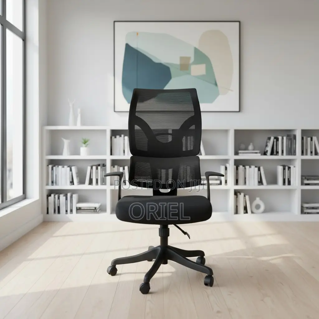 Modern Office Chair : Office Lumbar Support Swivel Mesh Chair