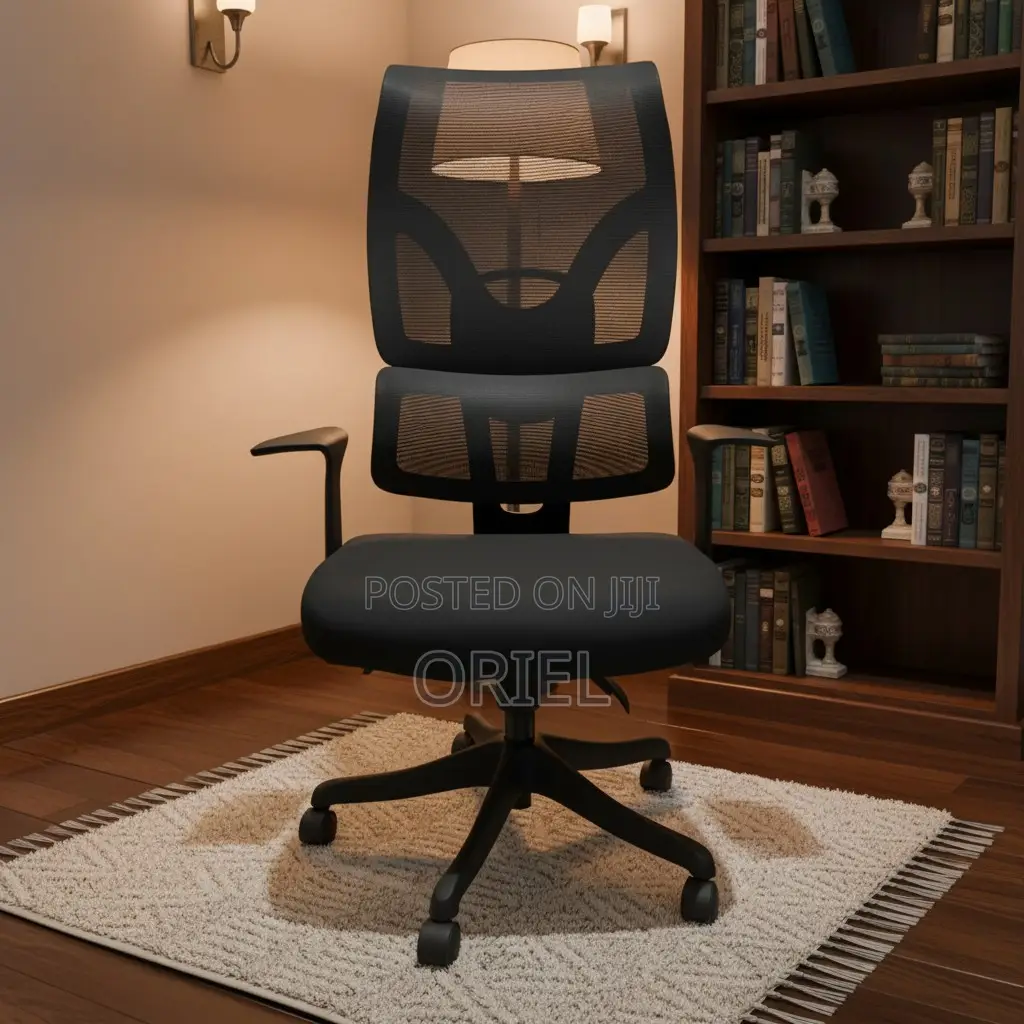 Modern Office Chair : Office Lumbar Support Swivel Mesh Chair