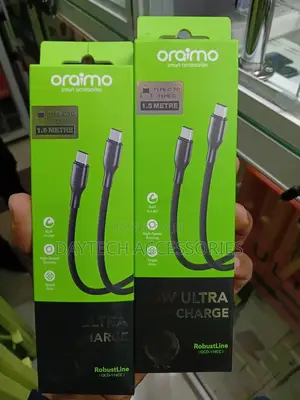 Oraimo Robustline 60w Type C to Type C Ultra Fast Charge Cable