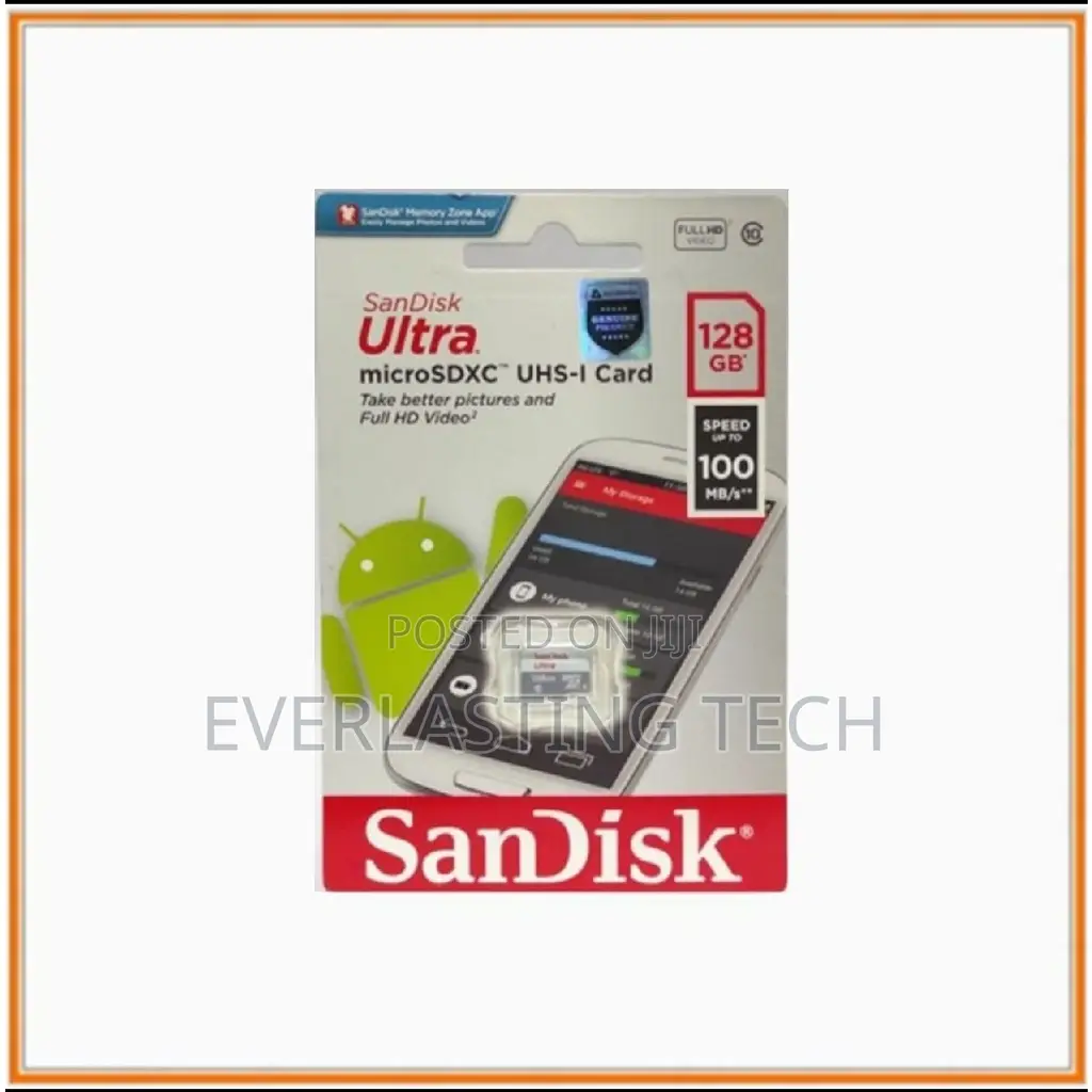 Sandisk Ultra Micro Sd 100mbps 128gb