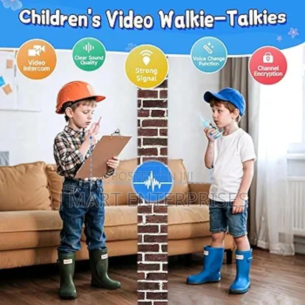 Video Walkie Talkies for Kids, Handheld 2 Pack Video Intercom - thumbnail 2