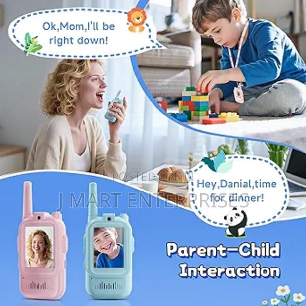 Video Walkie Talkies for Kids, Handheld 2 Pack Video Intercom - thumbnail 3