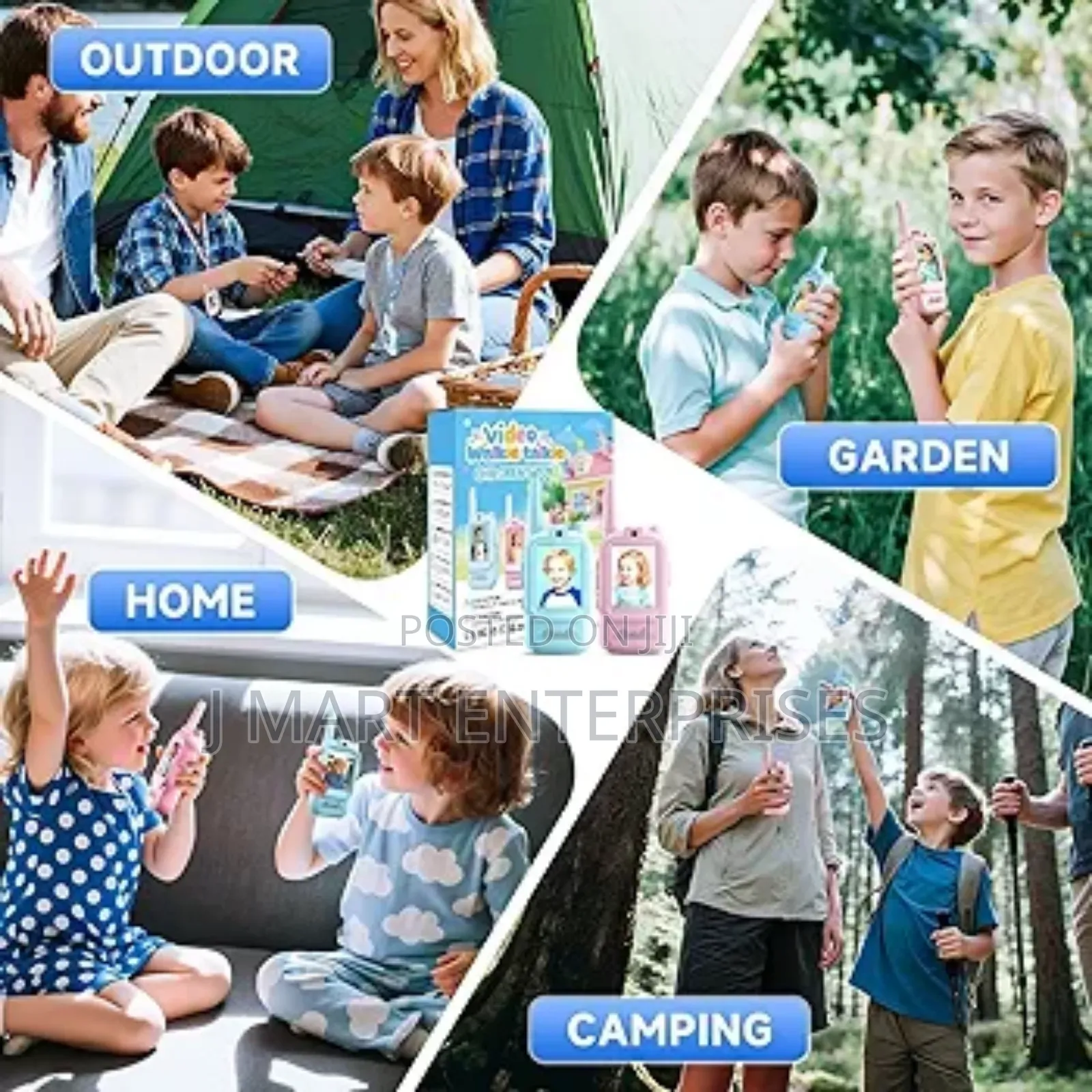 Video Walkie Talkies for Kids, Handheld 2 Pack Video Intercom