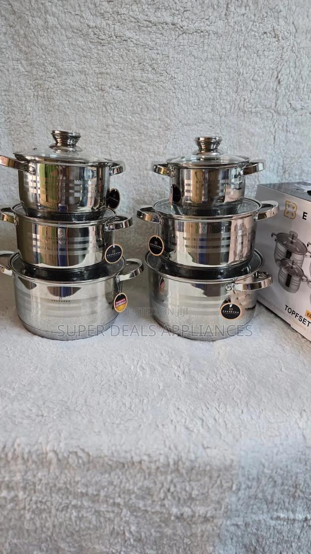 Edenberg Stainless Cookware Set