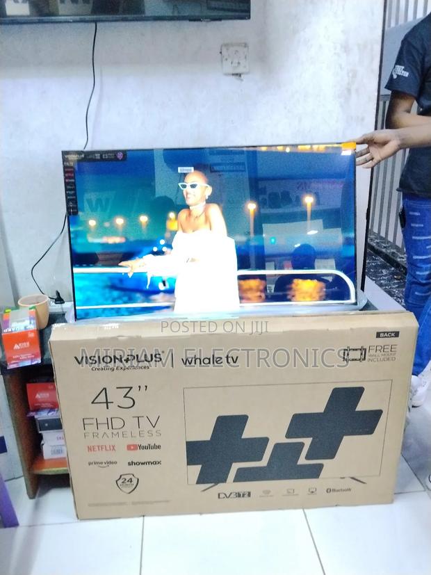 Vision Plus Vp8843sw 43" Frameless FHD Smart Tv – Netflix/Youtubel - main view