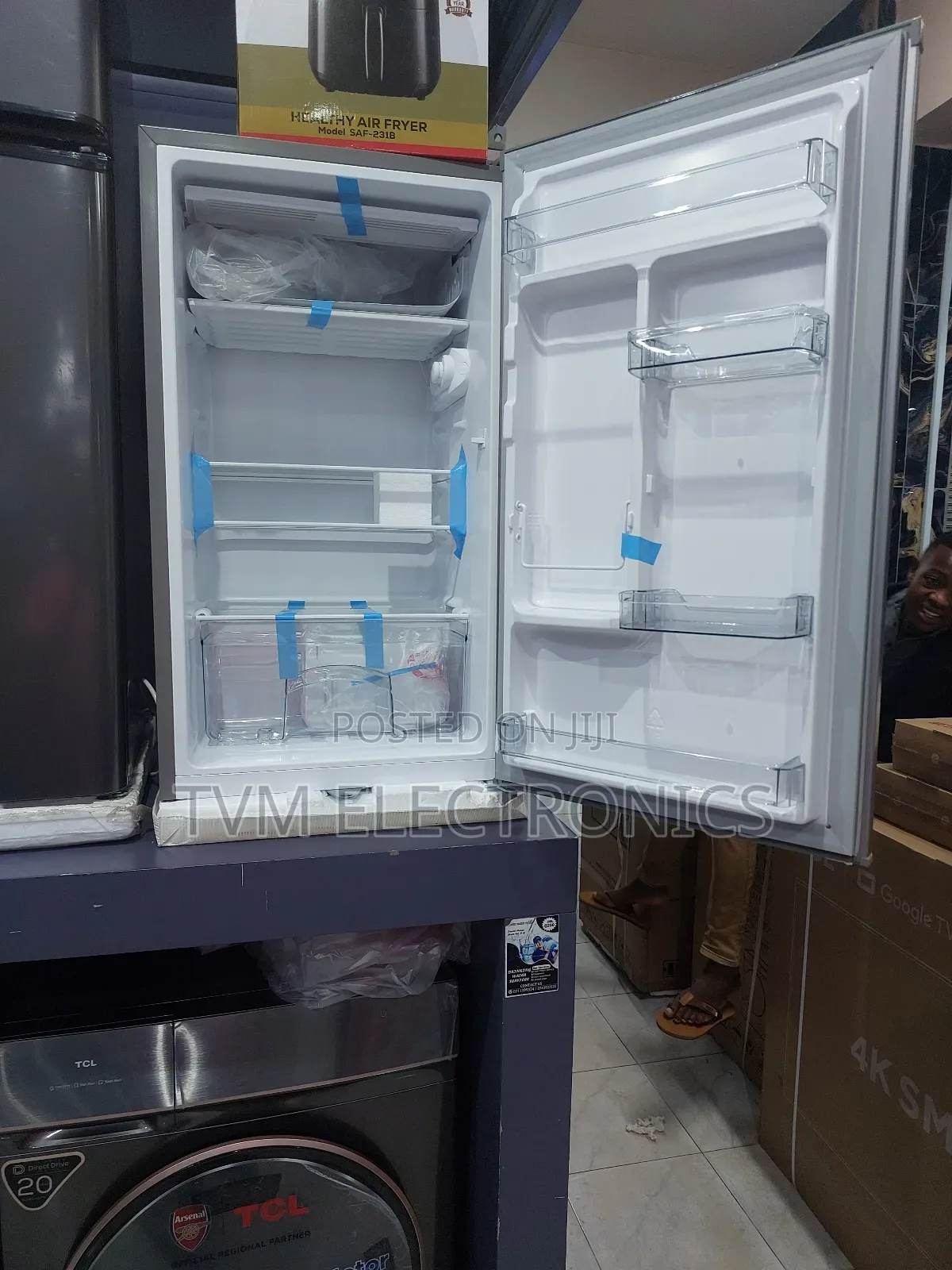 TCL 92 Litres Single Door Mini Refrigerator With Freezer