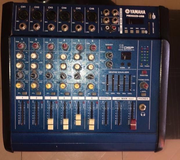 Yamaha Pmx602d-Usb, Which Is a 6 Channel Mixer - main view