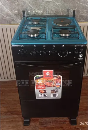 *50×55 Euroken 3+1 Standing Cooker With Electric Oven Cooke