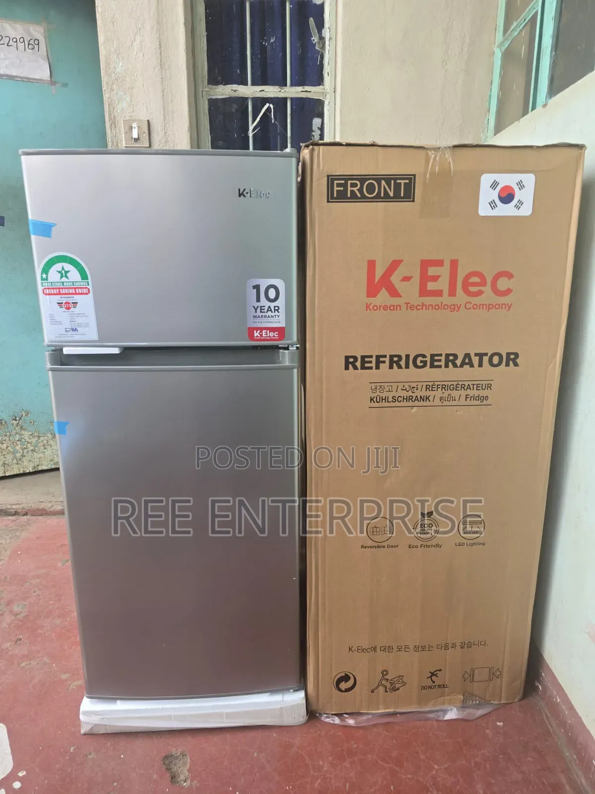 Klec 128 Litres Double Door Refrigerator With Korean Technology