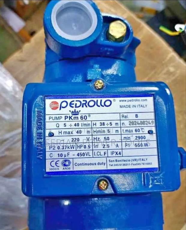 Reliable 0.5hp Pedrollo Booster Pump/0.5hp Pedrollo Surface Water Pump