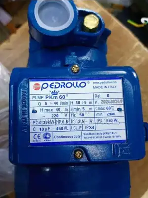 0.5hp High Pressure Pedrollo Booster Pump/0.5hp Booster Pum