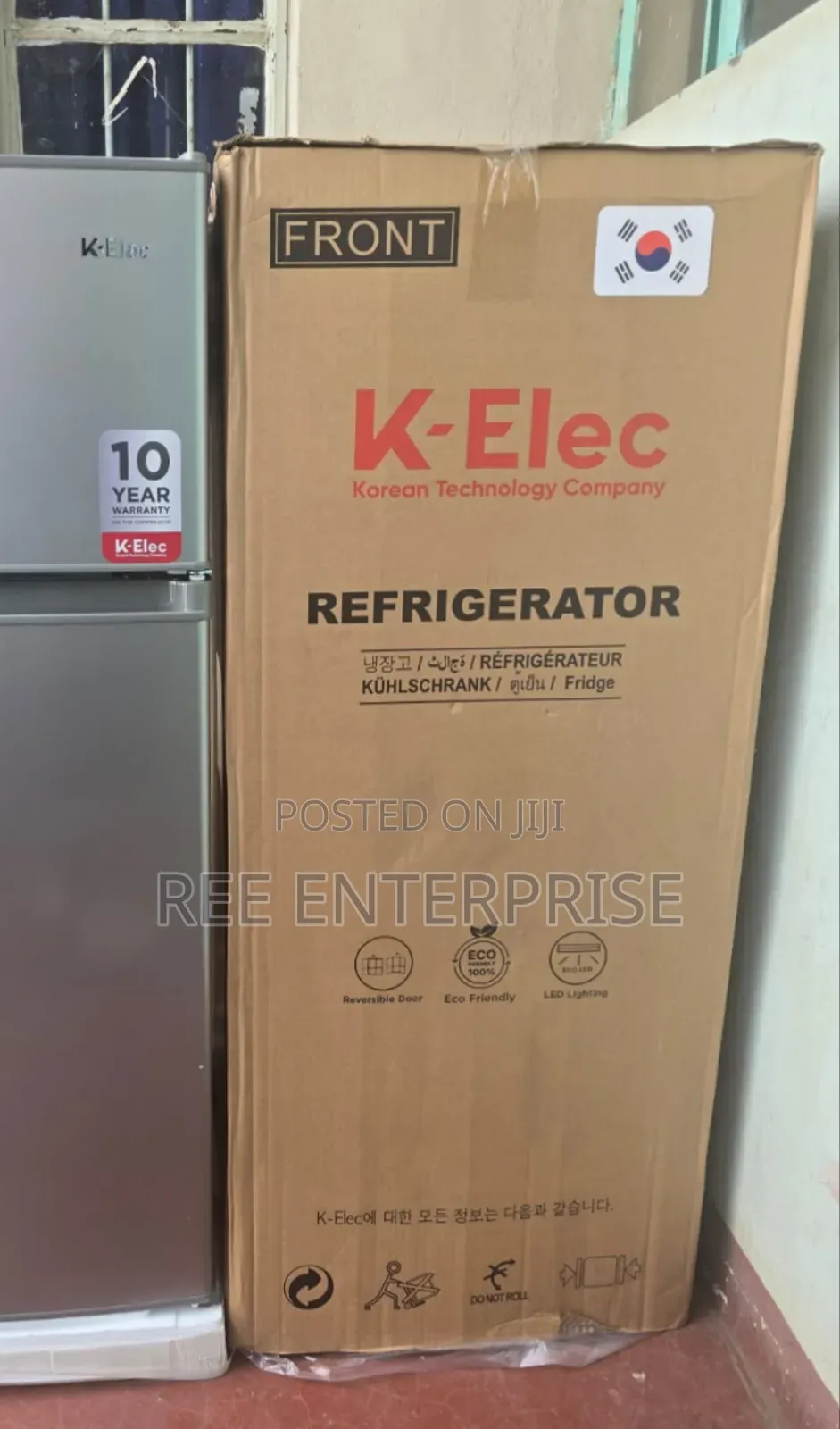 *128 Litres Klec Double Door Refrigerator